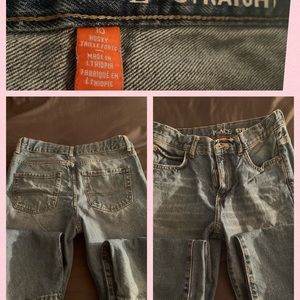 2 pairs of boys husky jeans
